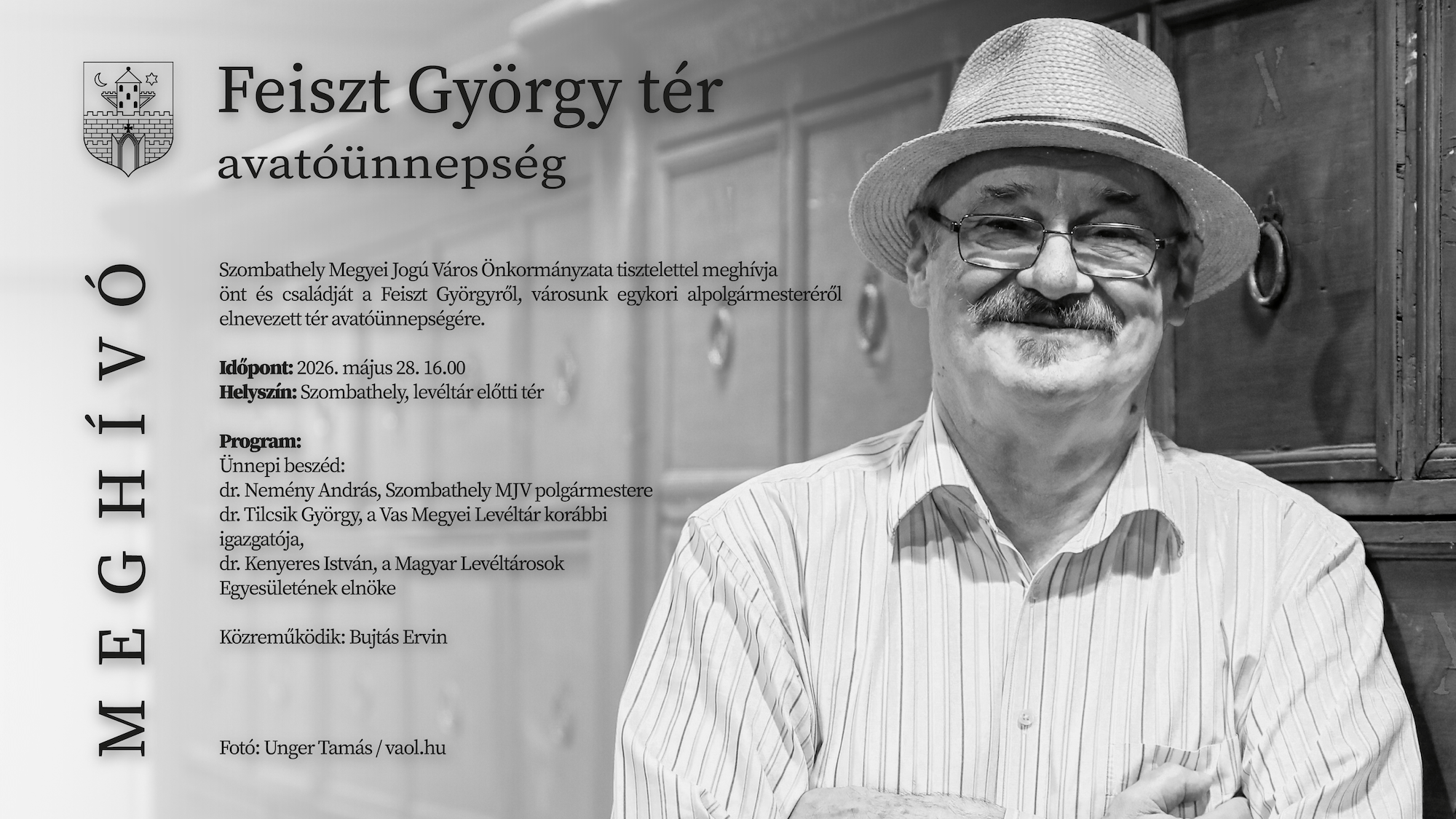 Feiszt György tér avatóünnepség Szombathelyen